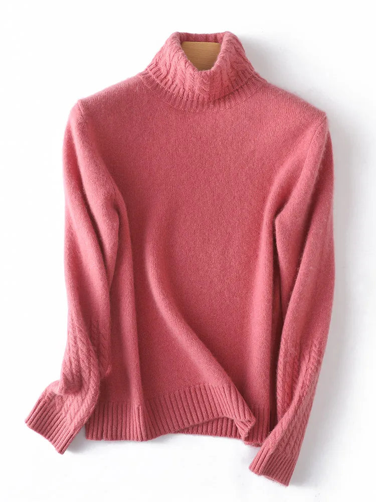 Valentina 100% Merino Turtleneck