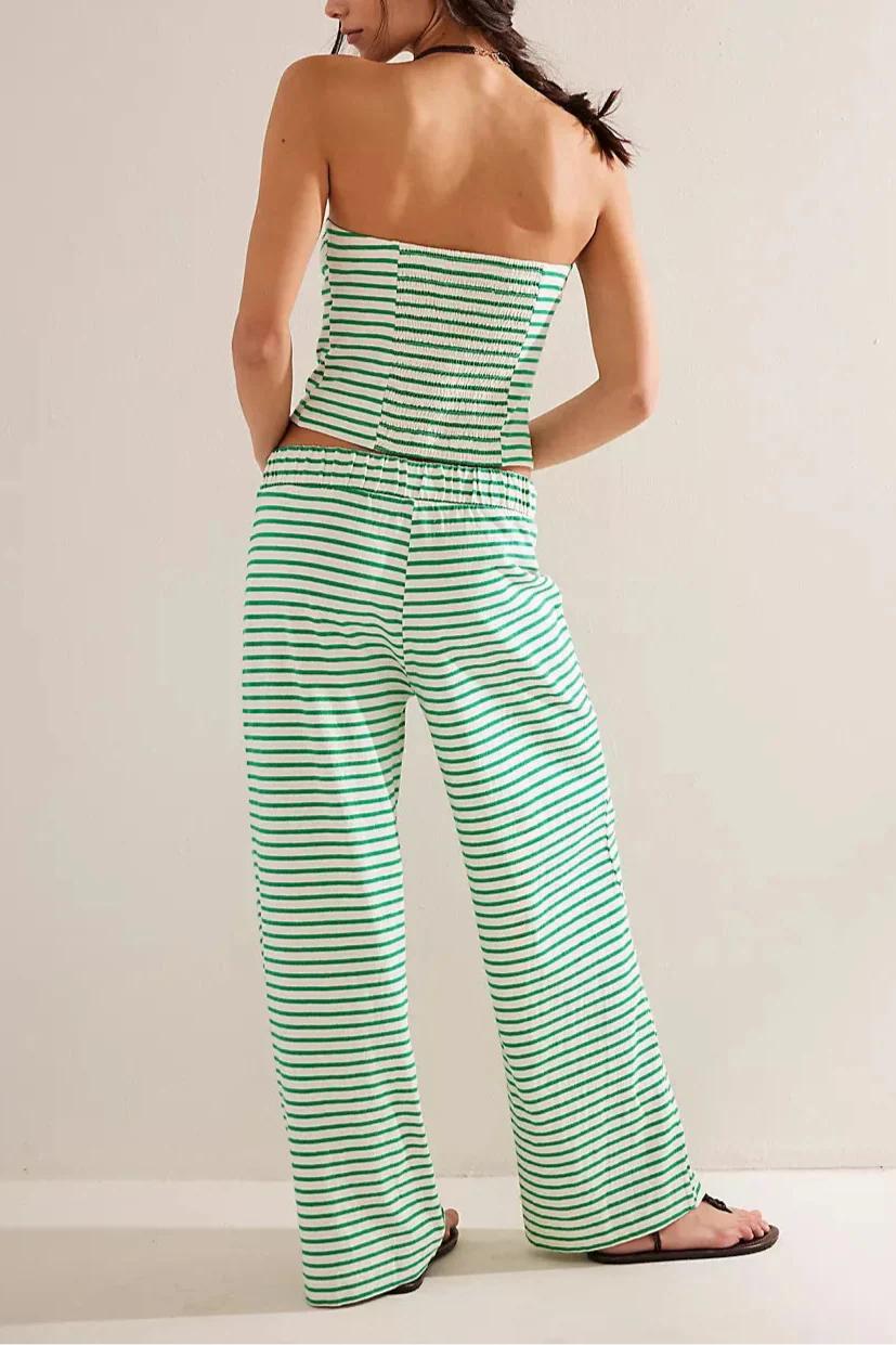 Romena Linen Striped Set