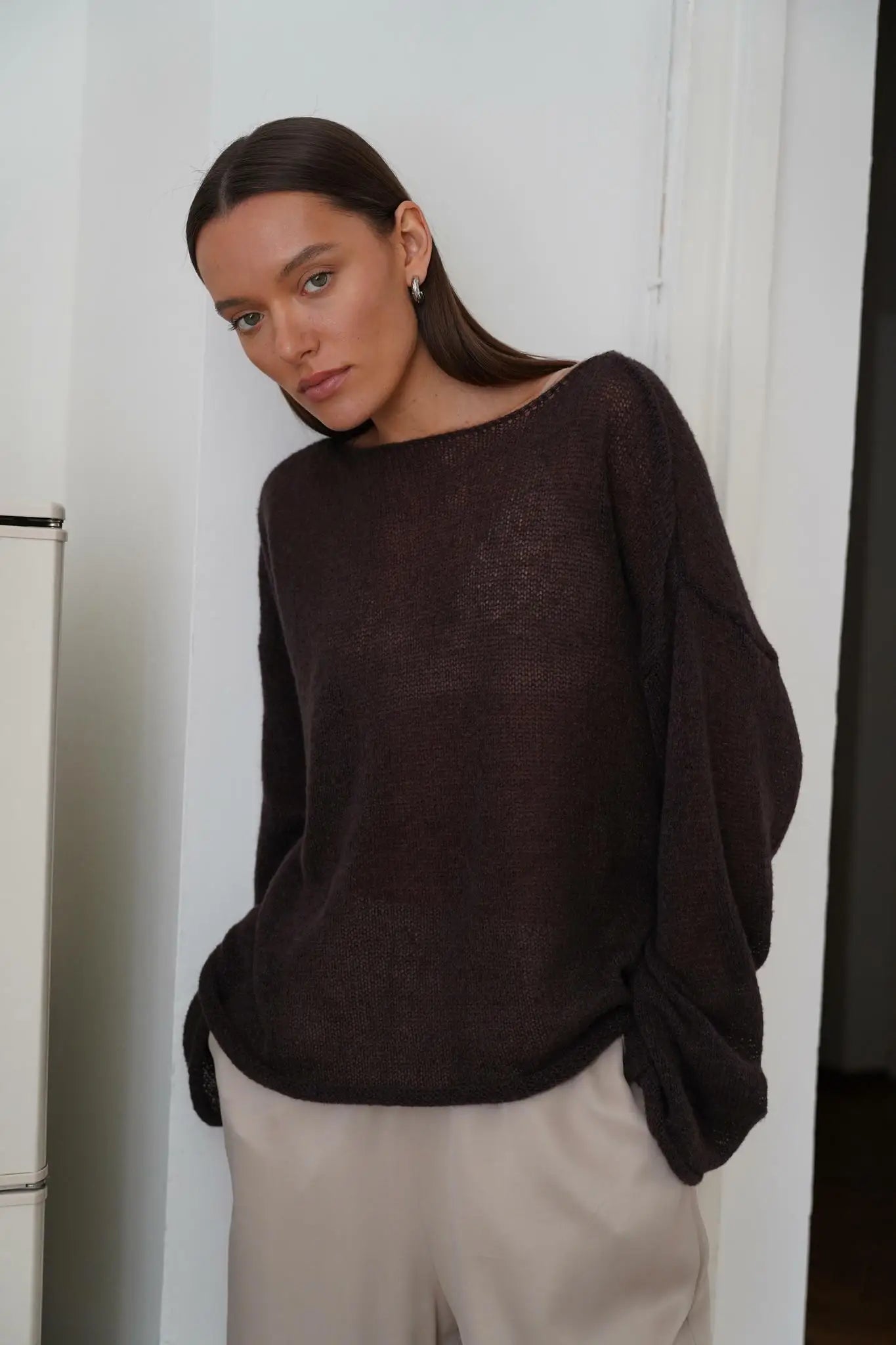 Liora Relaxed Crewneck Sweater