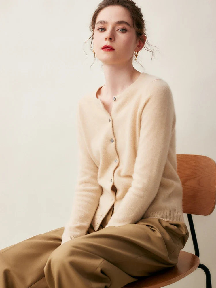 Ashford Cashmere Crew Cardigan