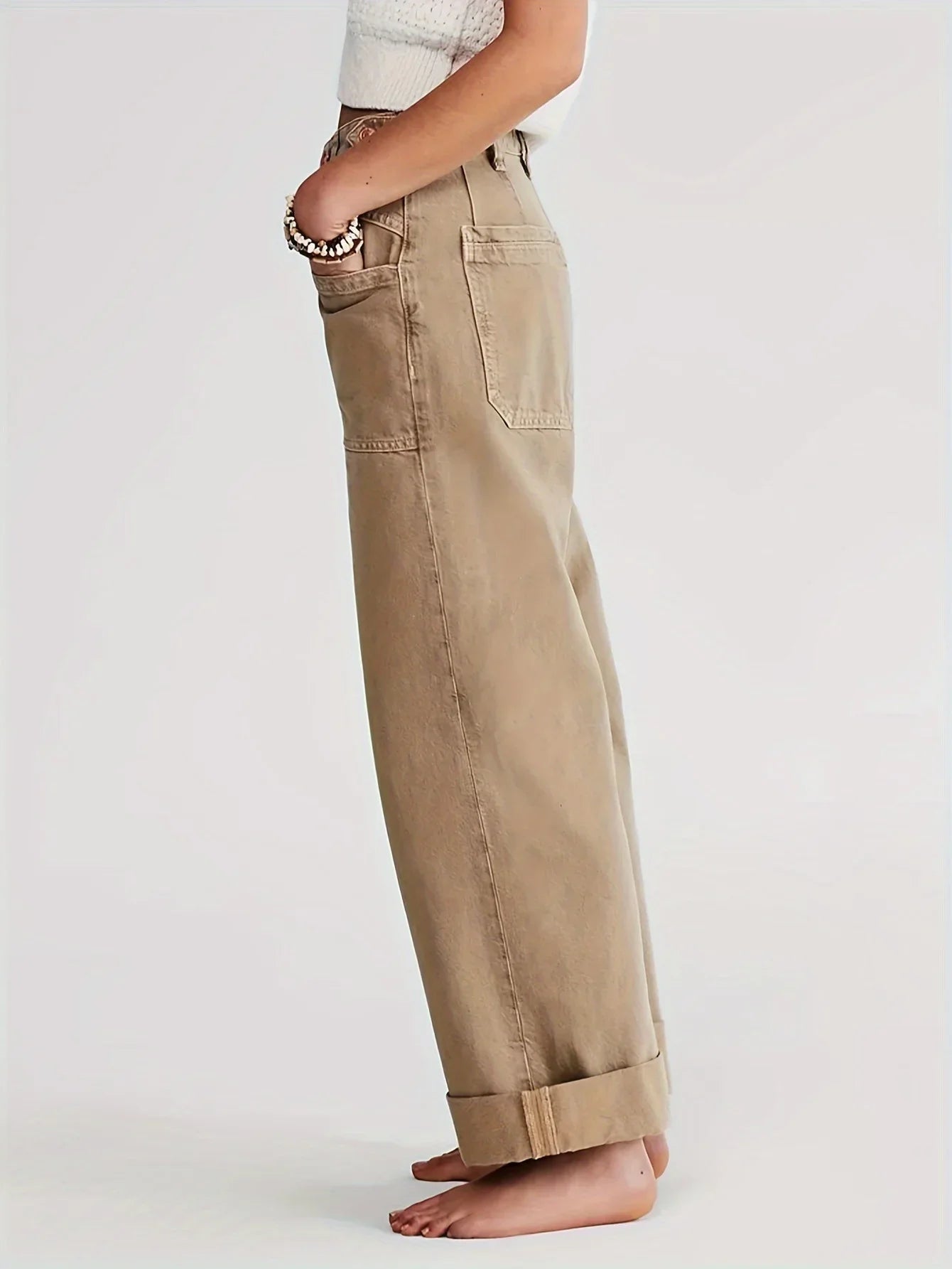 Candace High-Waist Wide-Leg Denims