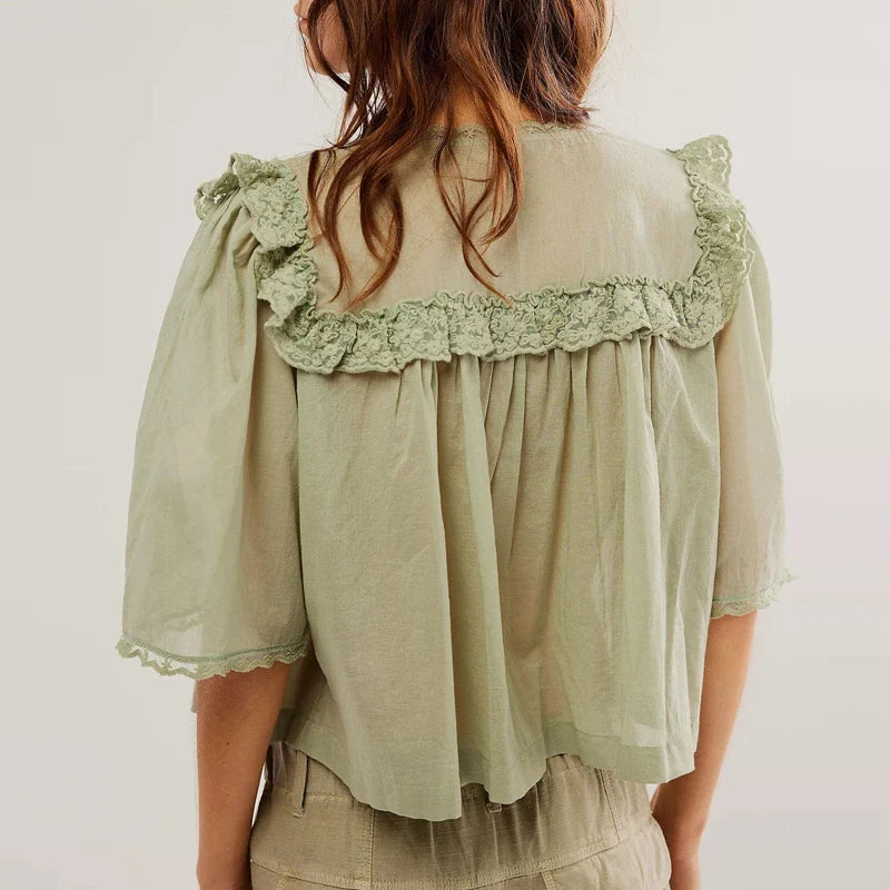 Marais Ruffle Blouse