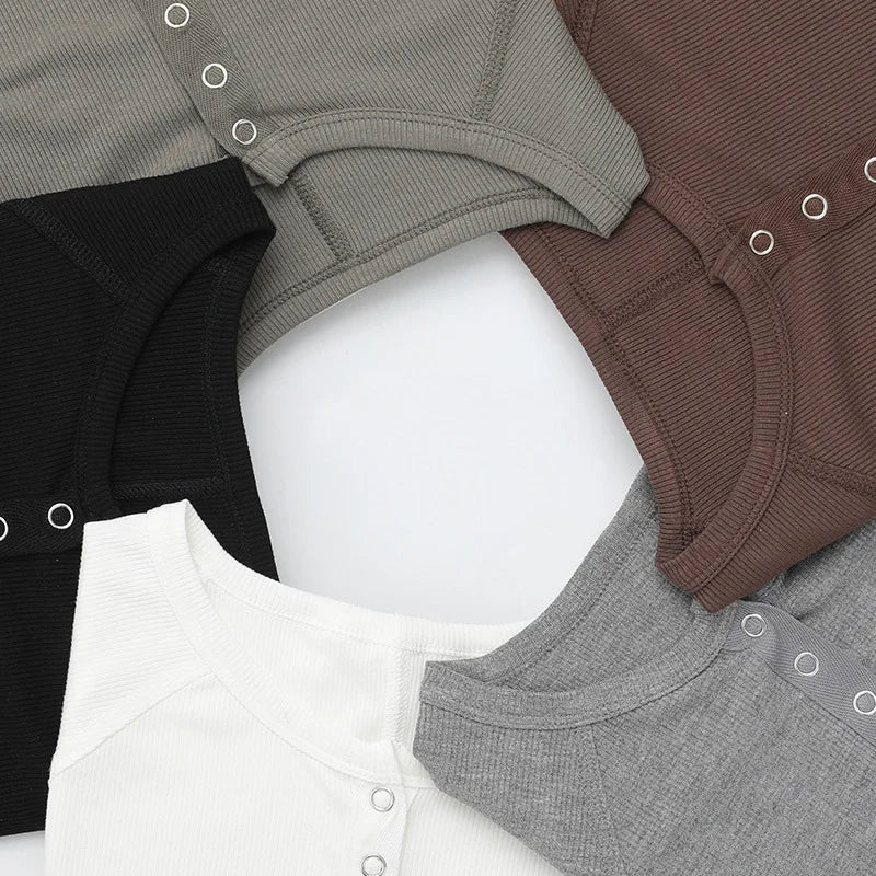 Milano Pop-Button Top