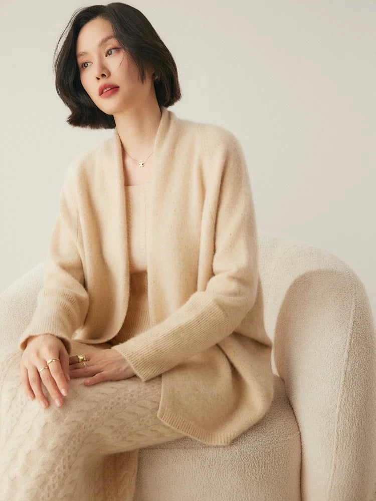Briarwood Cashmere Shawl Sweater
