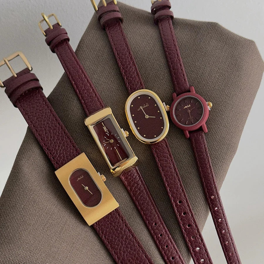 Lacceti Maroon Collection Watches