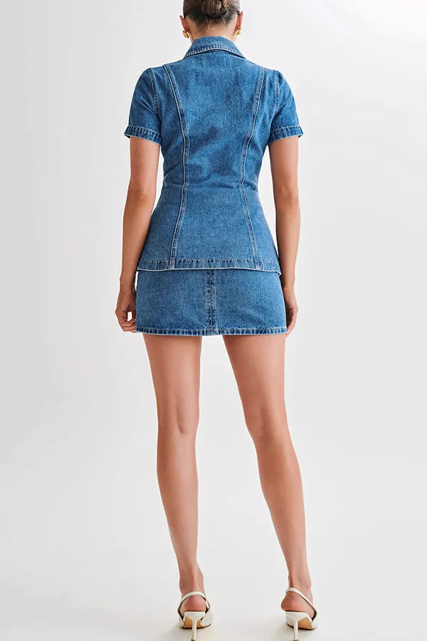 Aria Iconic Denim Set
