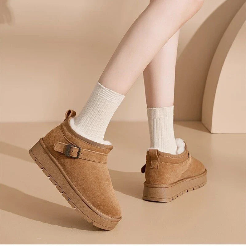 Women's Classic Plush Boot-Shoes