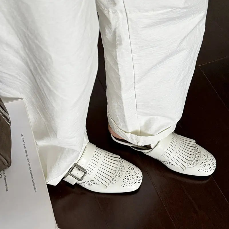 Winslow Fringe Leather Loafers
