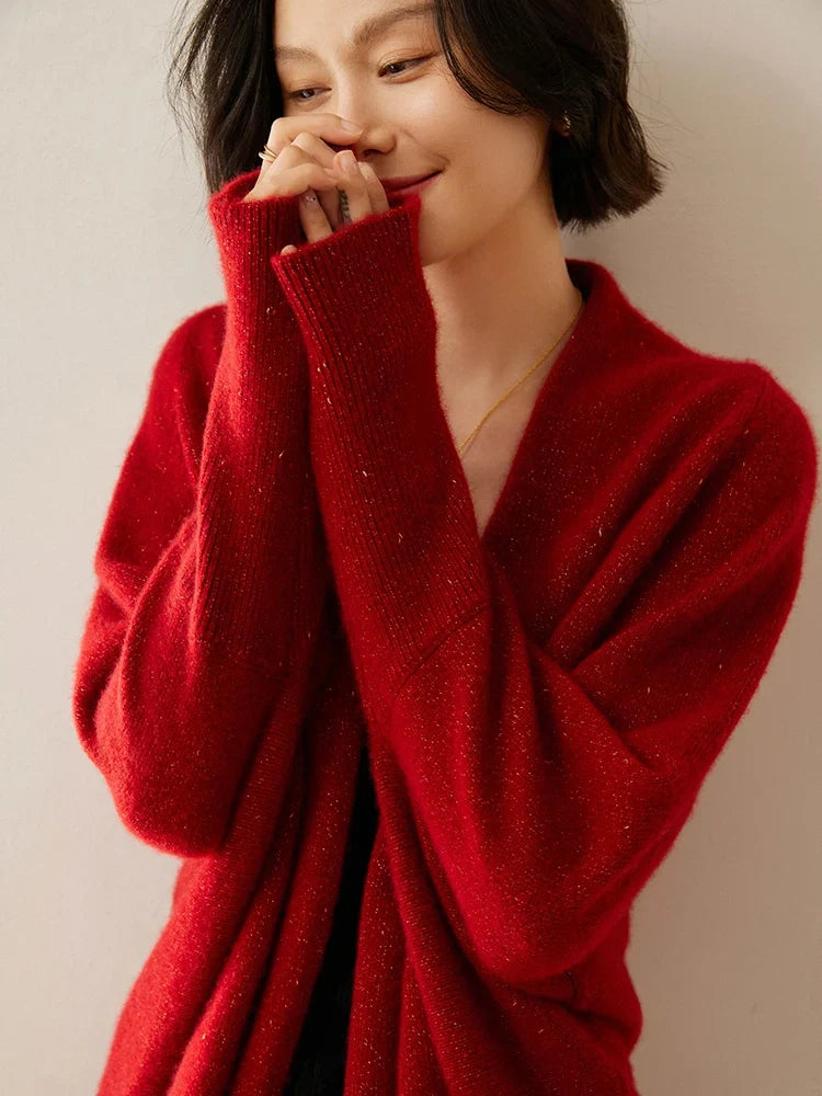 Briarwood Cashmere Shawl Sweater