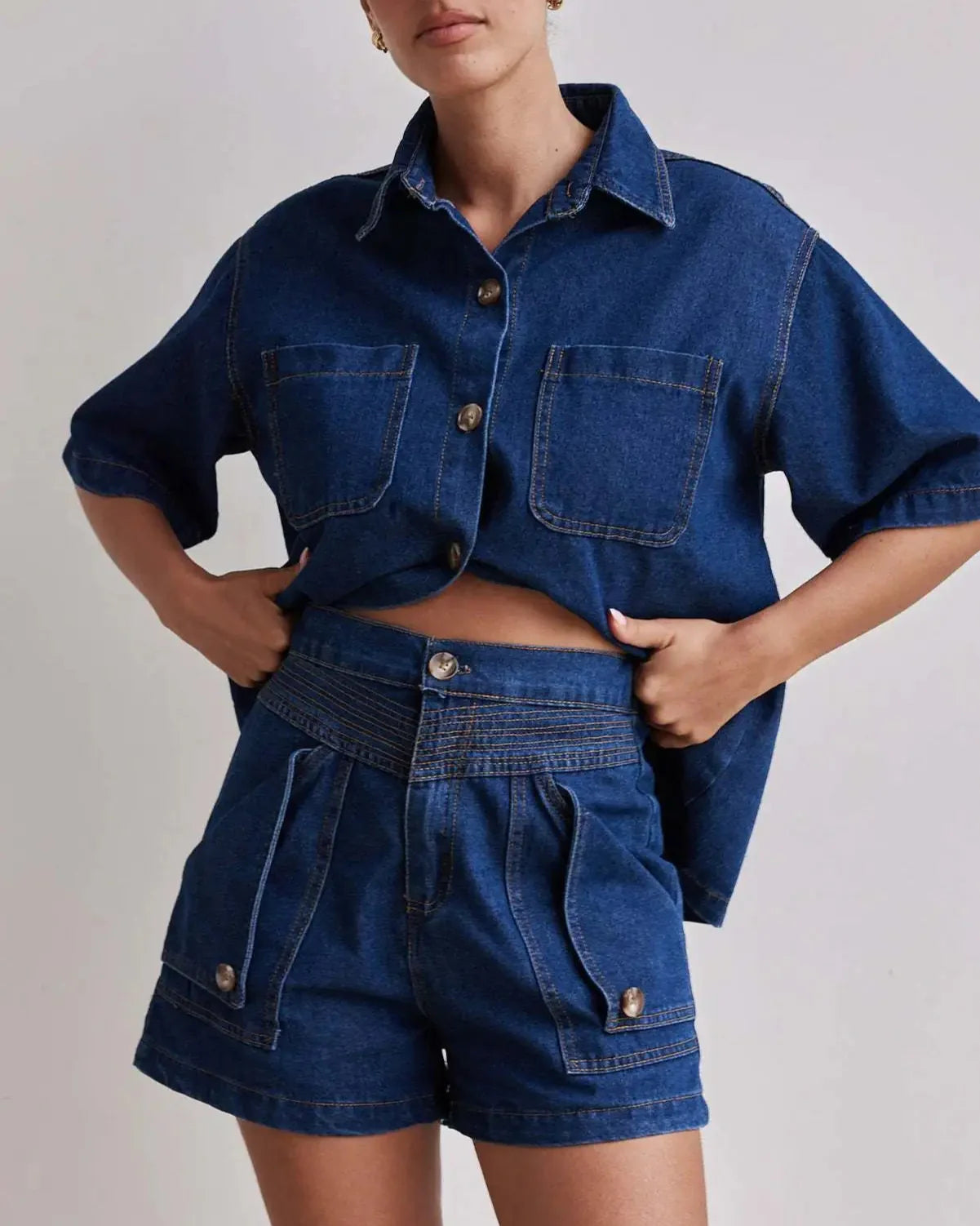 Marais 100% Cotton Denim Set
