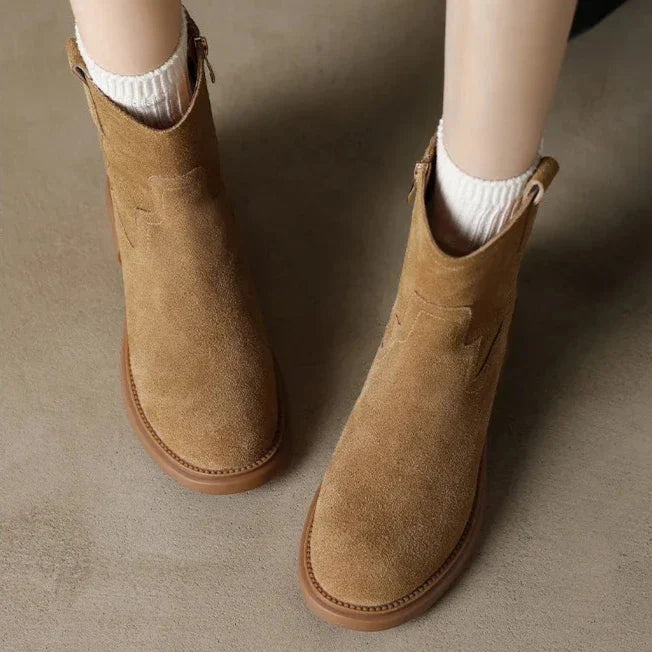 Women's Altus Zipper Leather Boots