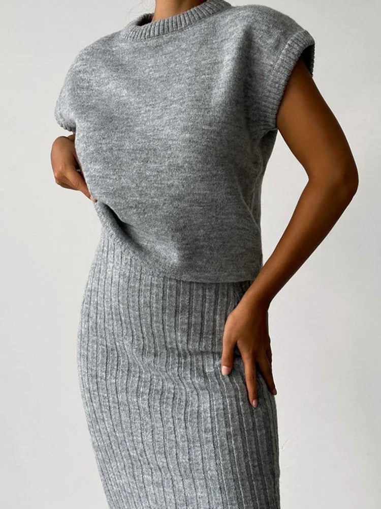 Maratea Coastal Rib Sleeveless Set