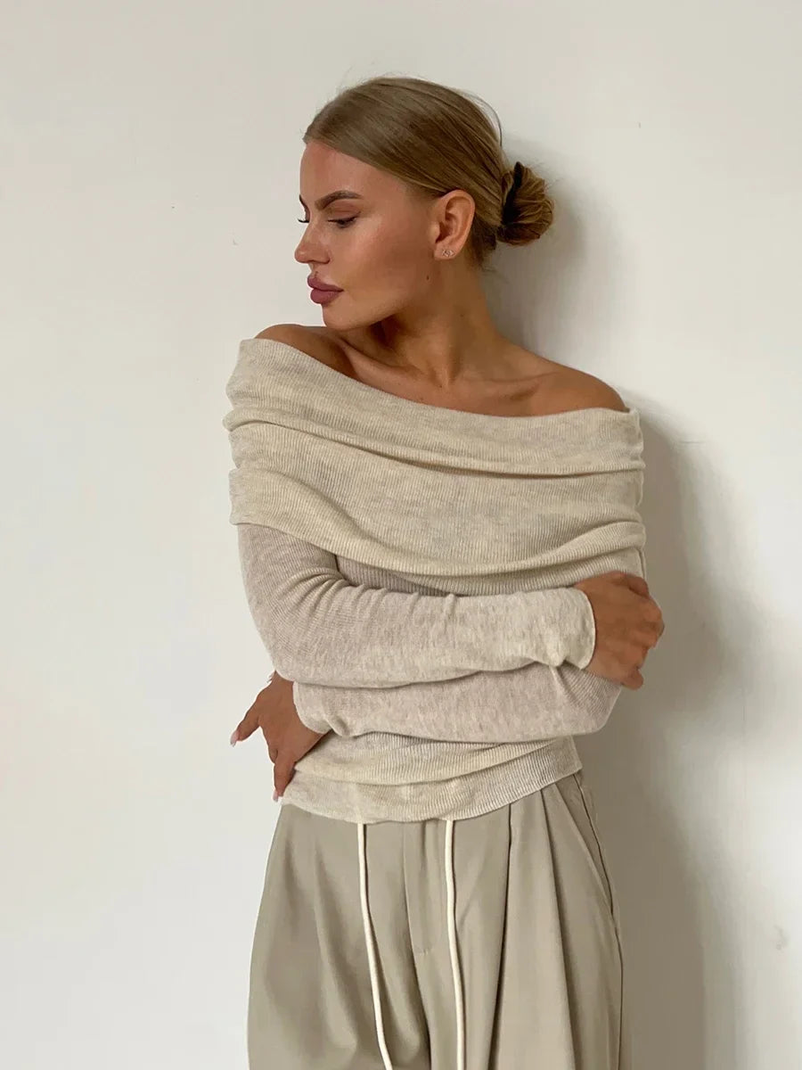 Orvieto Off-Shoulder Knit Top