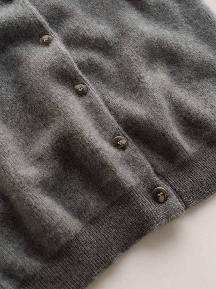Florence Cashmere Button Cardigan