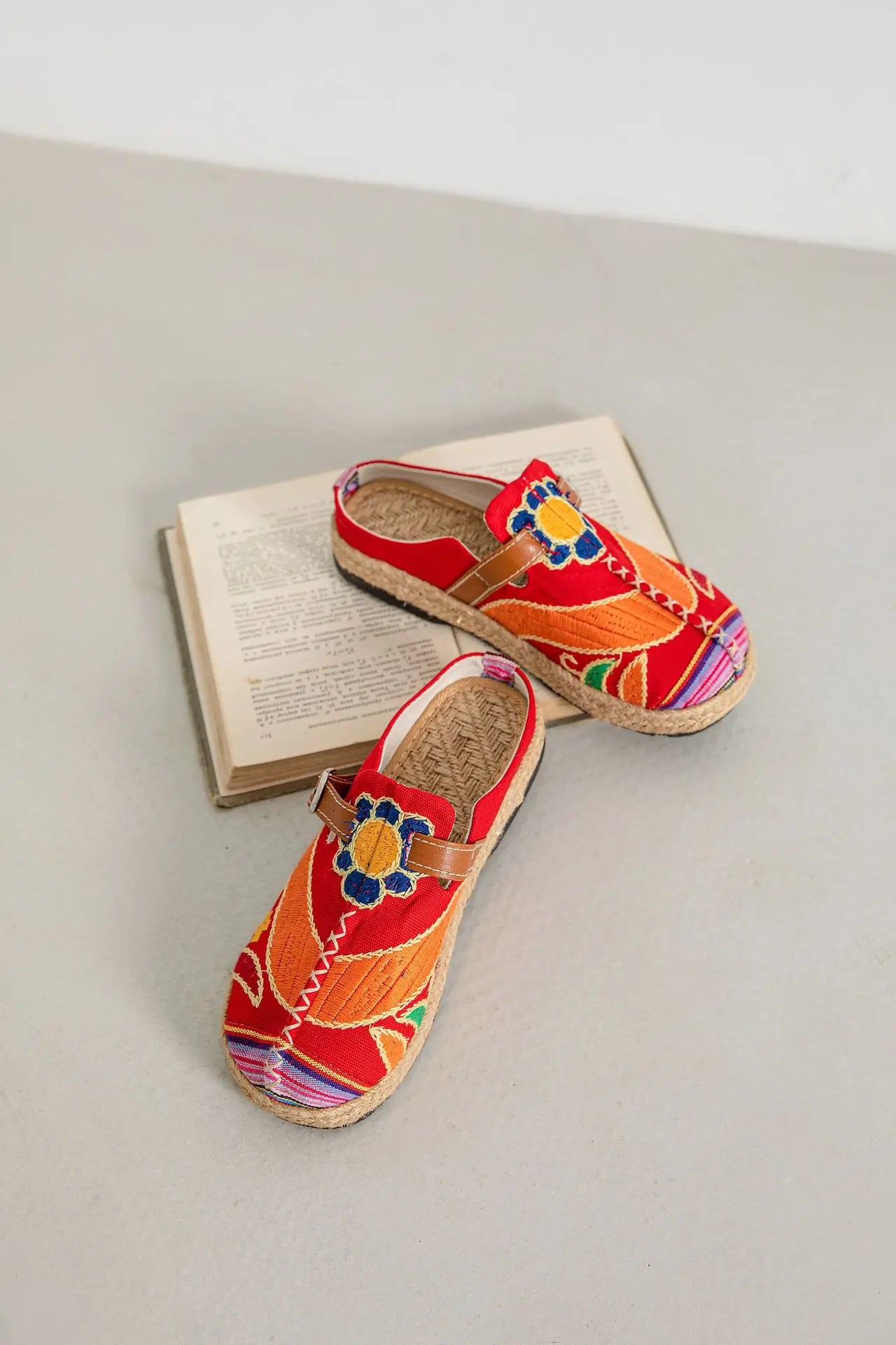 Evelyn Rojas Woven Slip-Ons