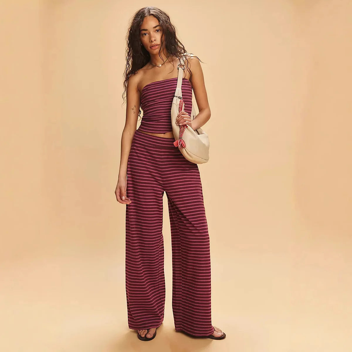 Romena Linen Striped Set