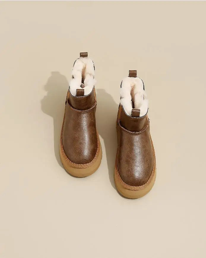 Women's Holmstead Leather Fur Boots