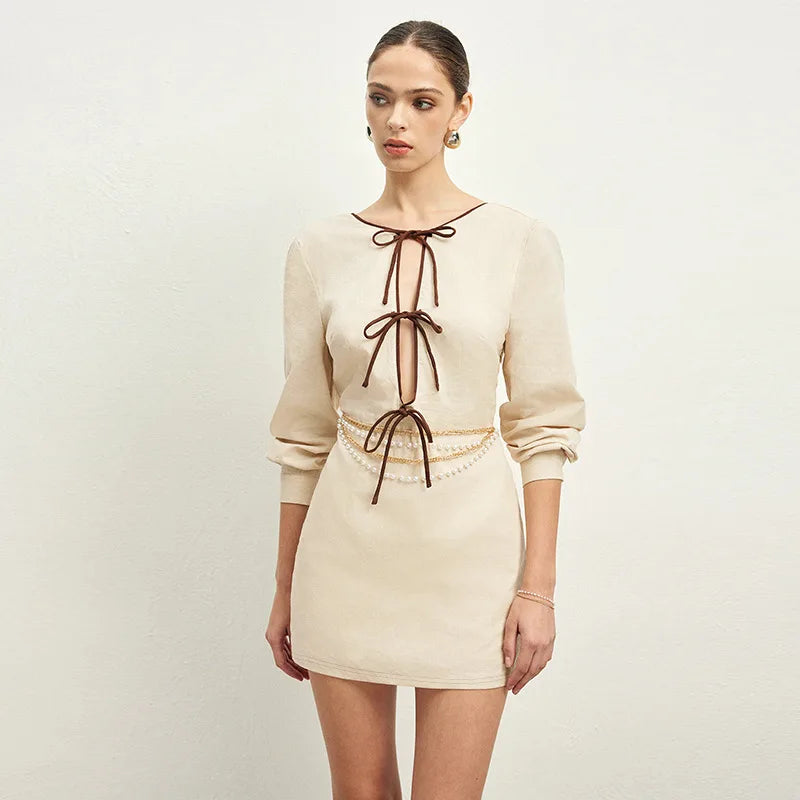 Valentina Open-Front Dress