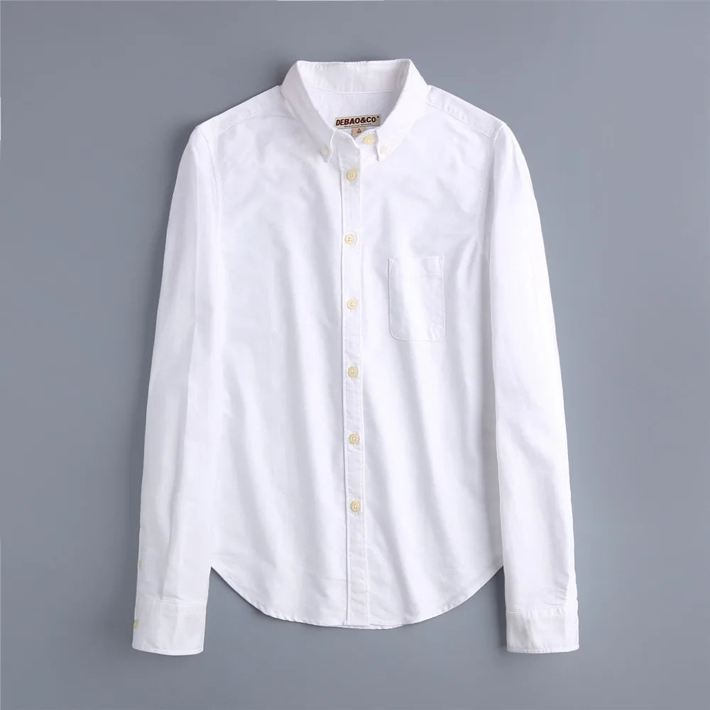 Pastel Oxford Elegant Blouses