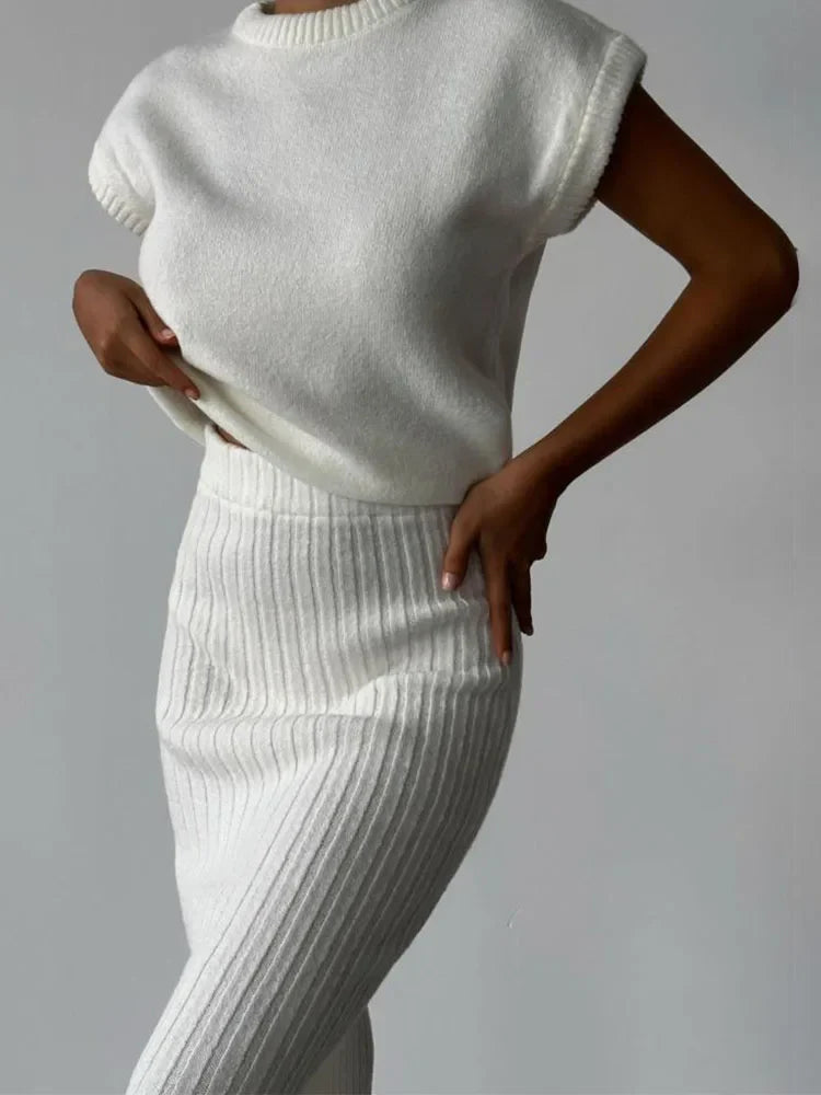 Maratea Coastal Rib Sleeveless Set