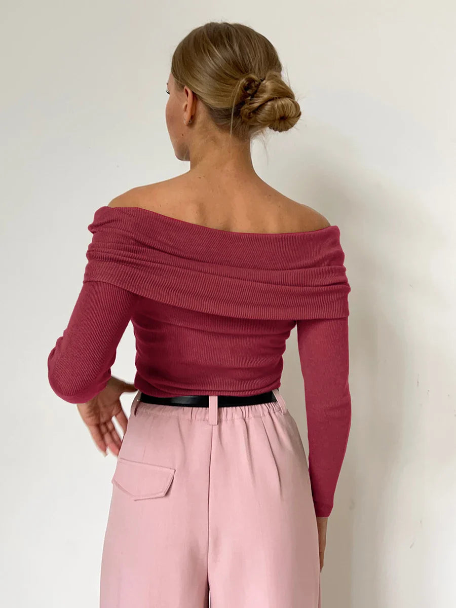 Orvieto Off-Shoulder Knit Top