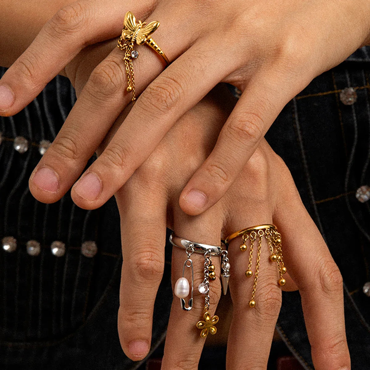 The Starfall Charm Ring
