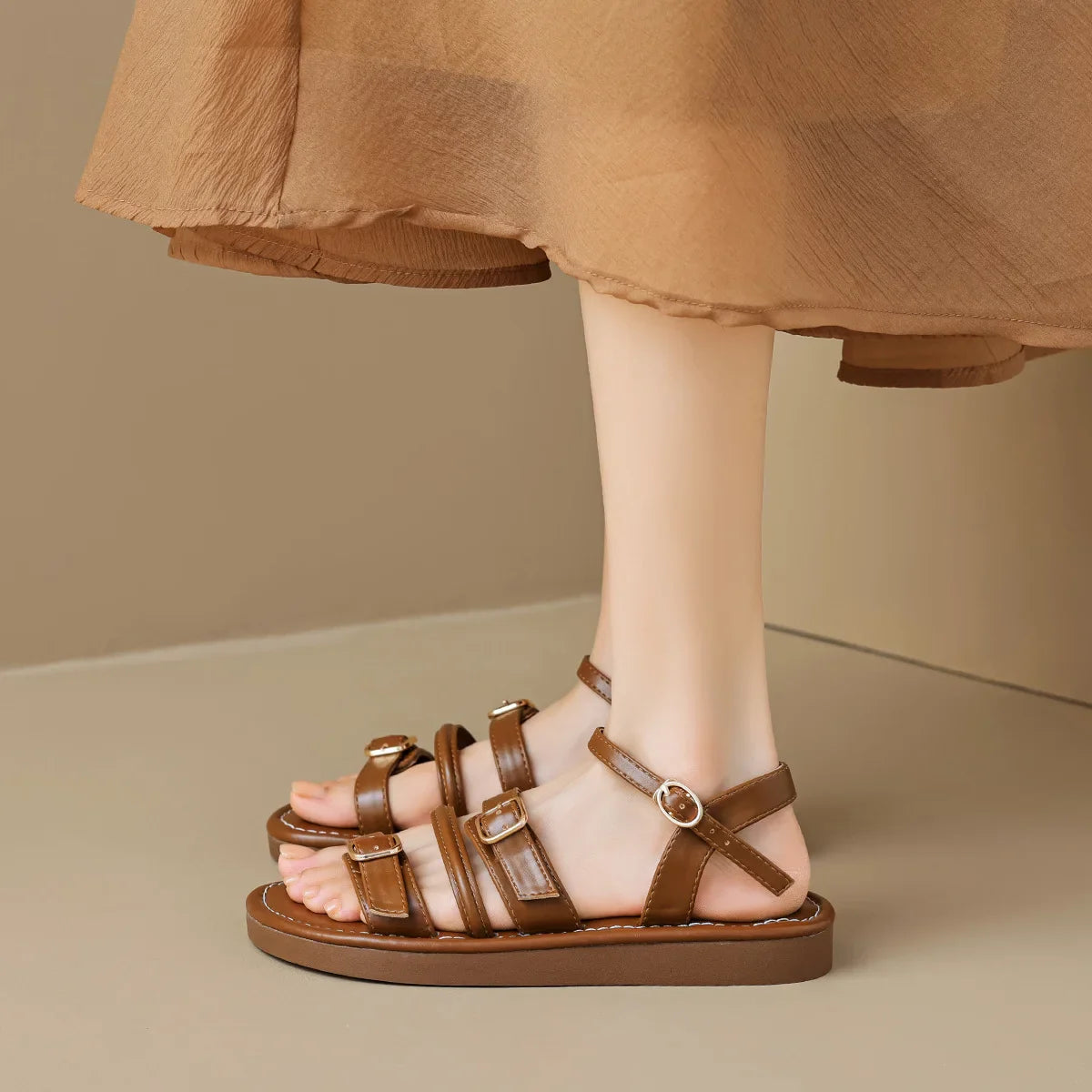 Malibu Leather Sandals