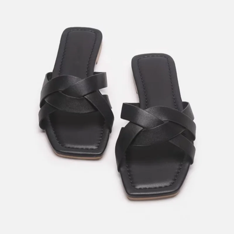Orielle Woven Slide Sandals