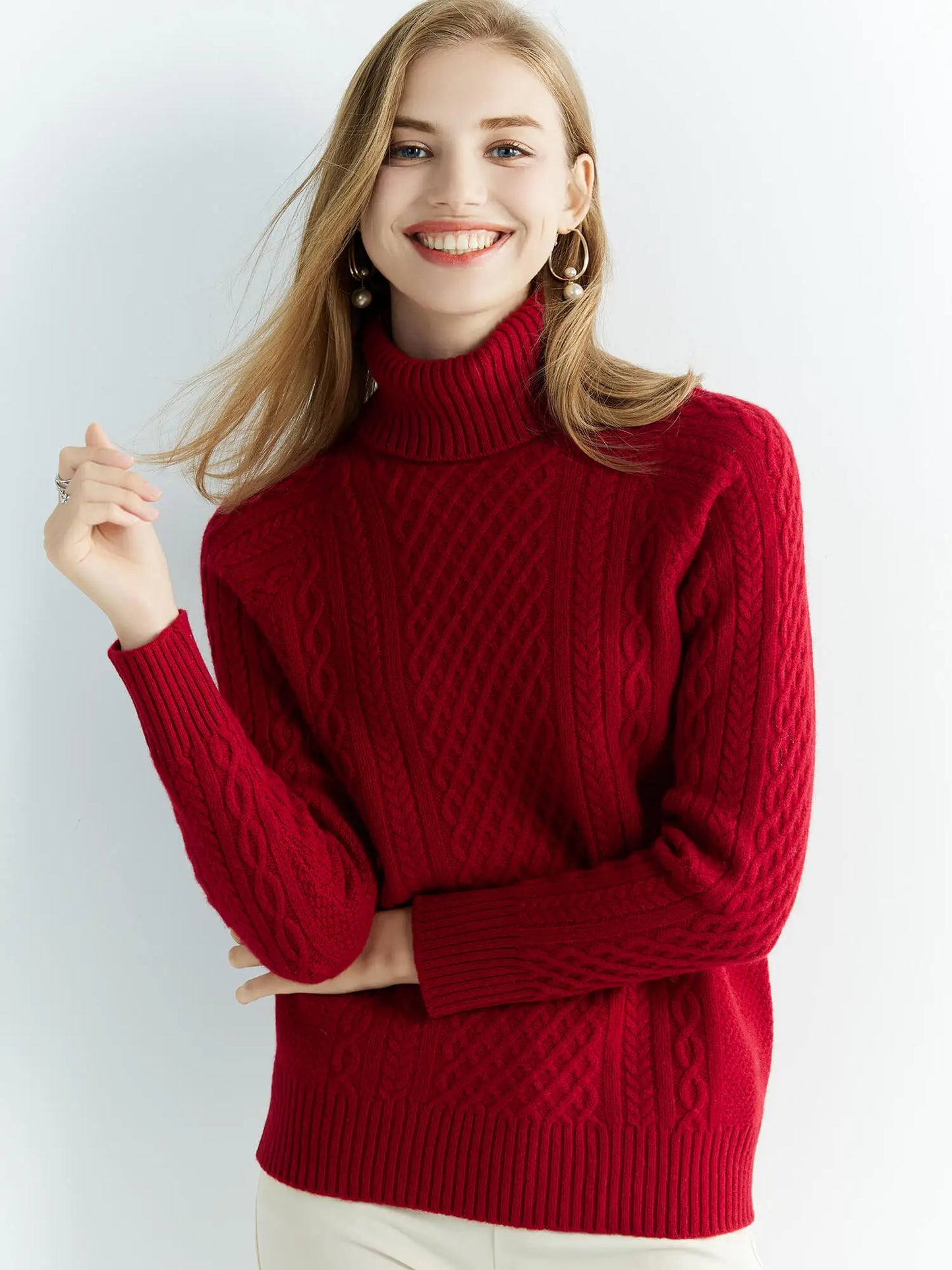 Nordic Cable-Knit Classic Sweater