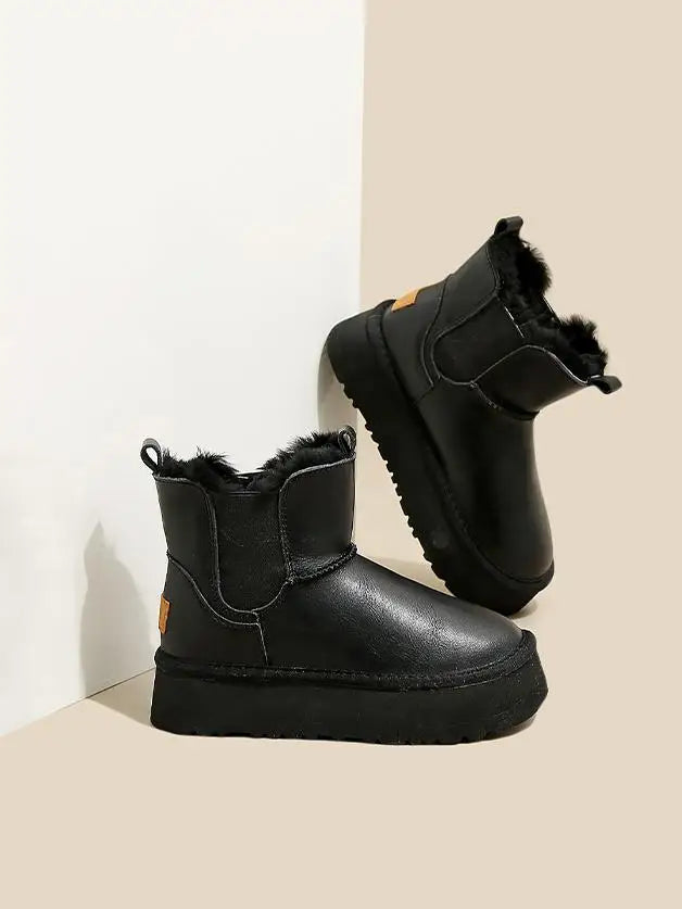 Women's Holmstead Leather Fur Boots