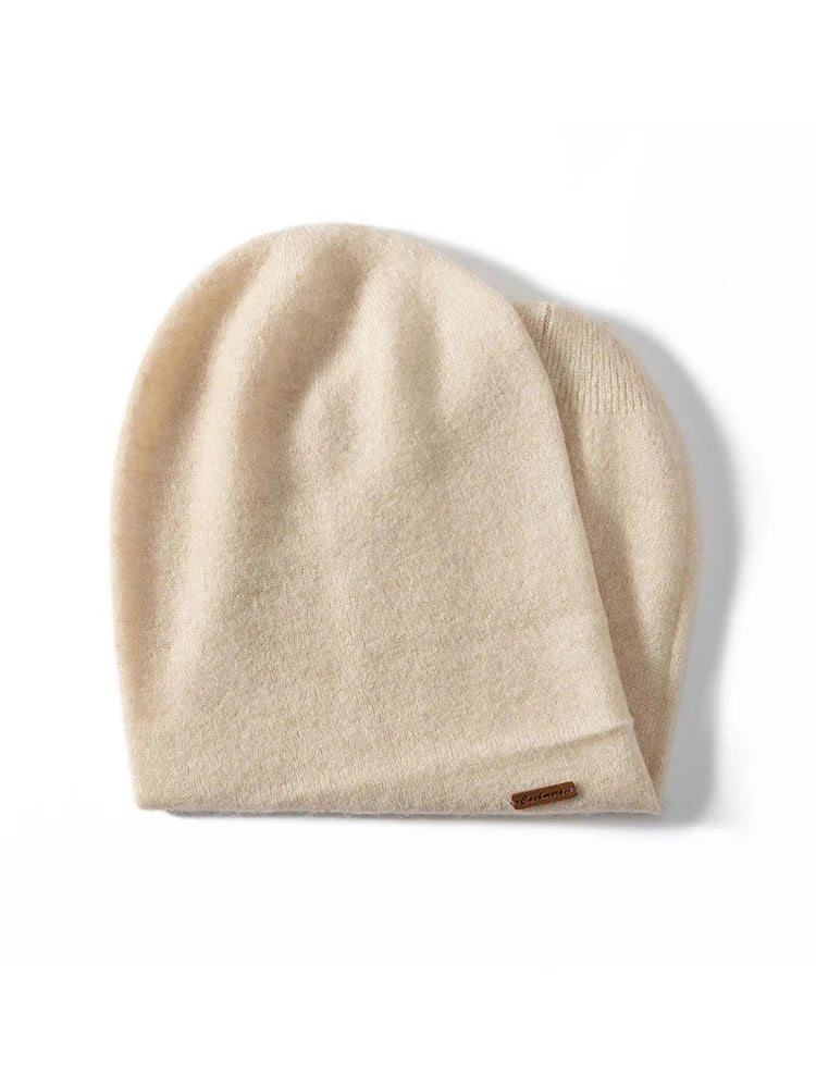 Bergen Double-Layer Cashmere Beanie