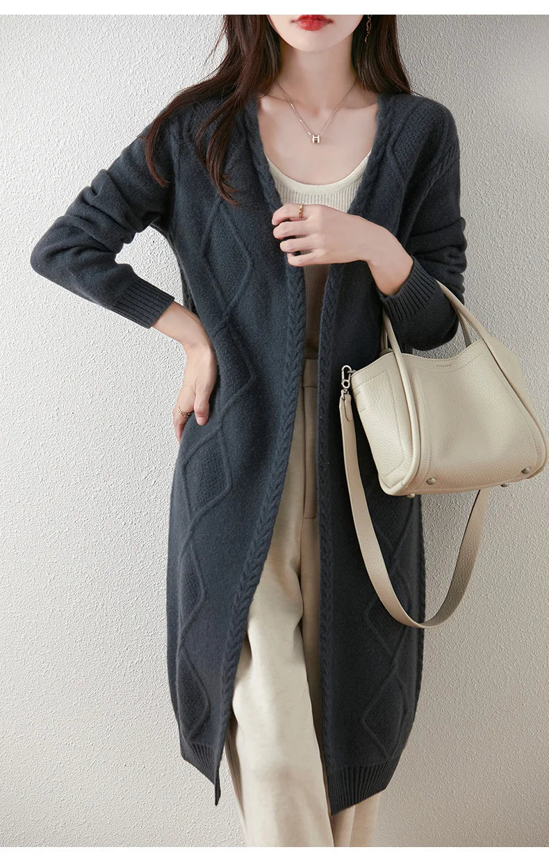 Copenhagen Cable-Knit Cardigan