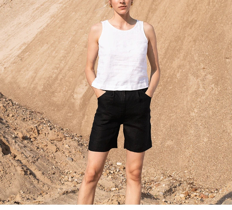 Marinette Linen Tank