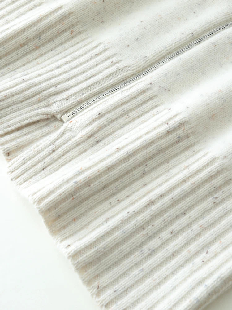 Ashmont Cashmere Zip Cardigan