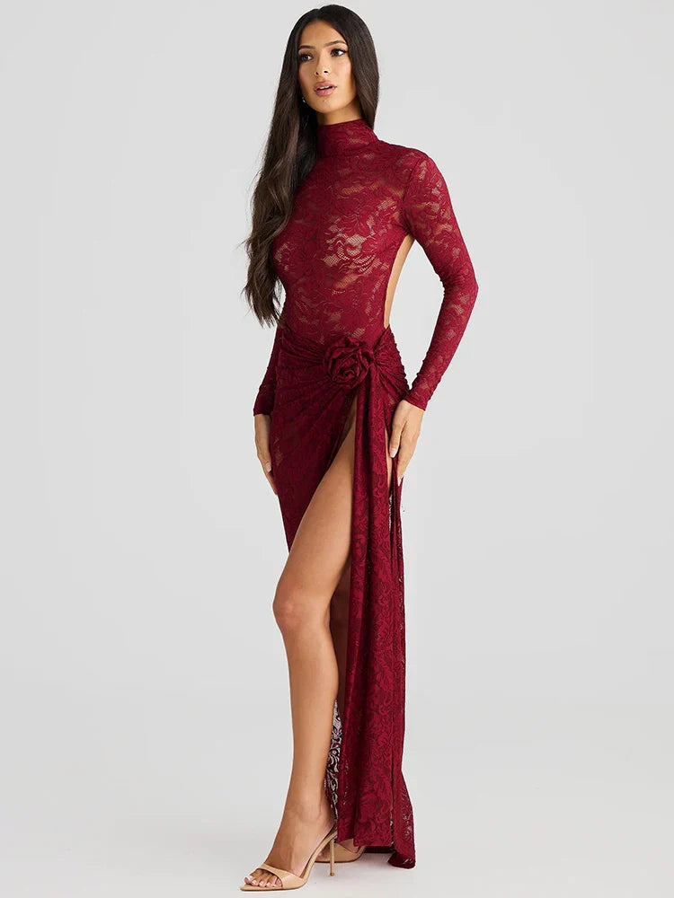 Enchantress Lace Bodycon Slip Dress