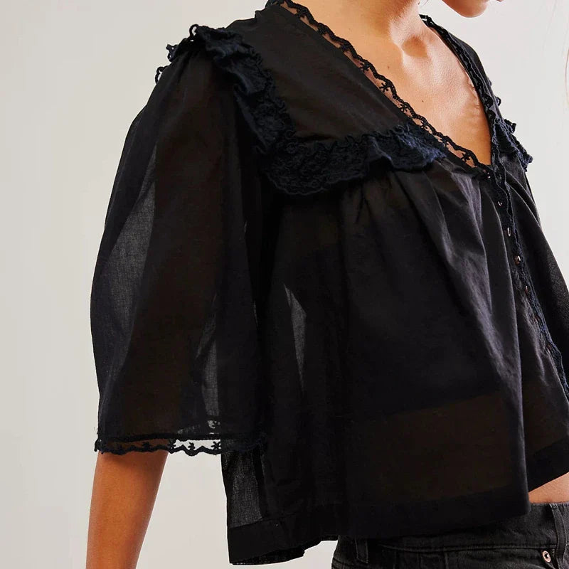 Marais Ruffle Blouse