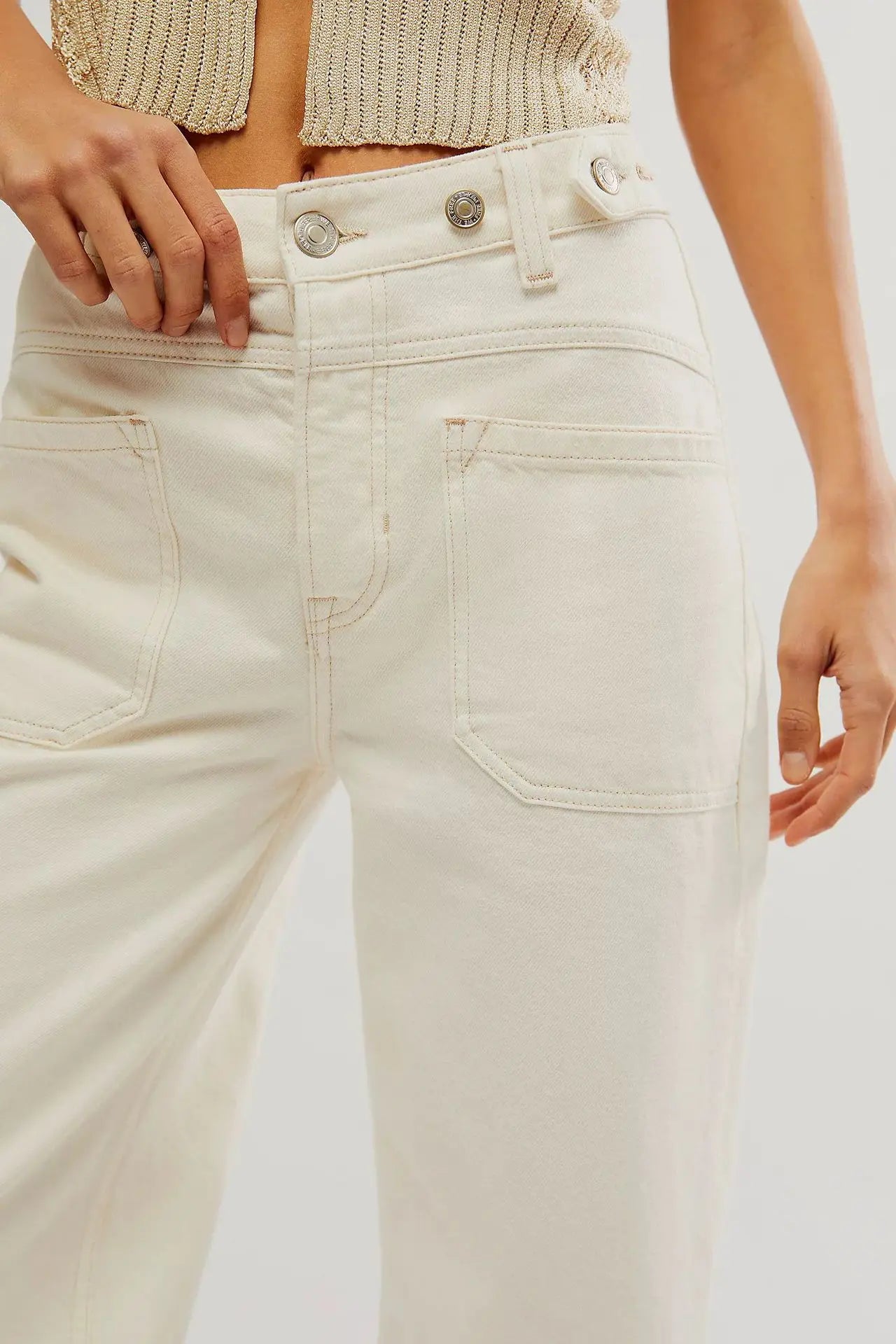 Candace High-Waist Wide-Leg Denims