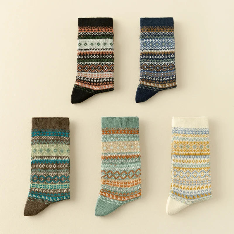 Nordic Haven Cotton Socks