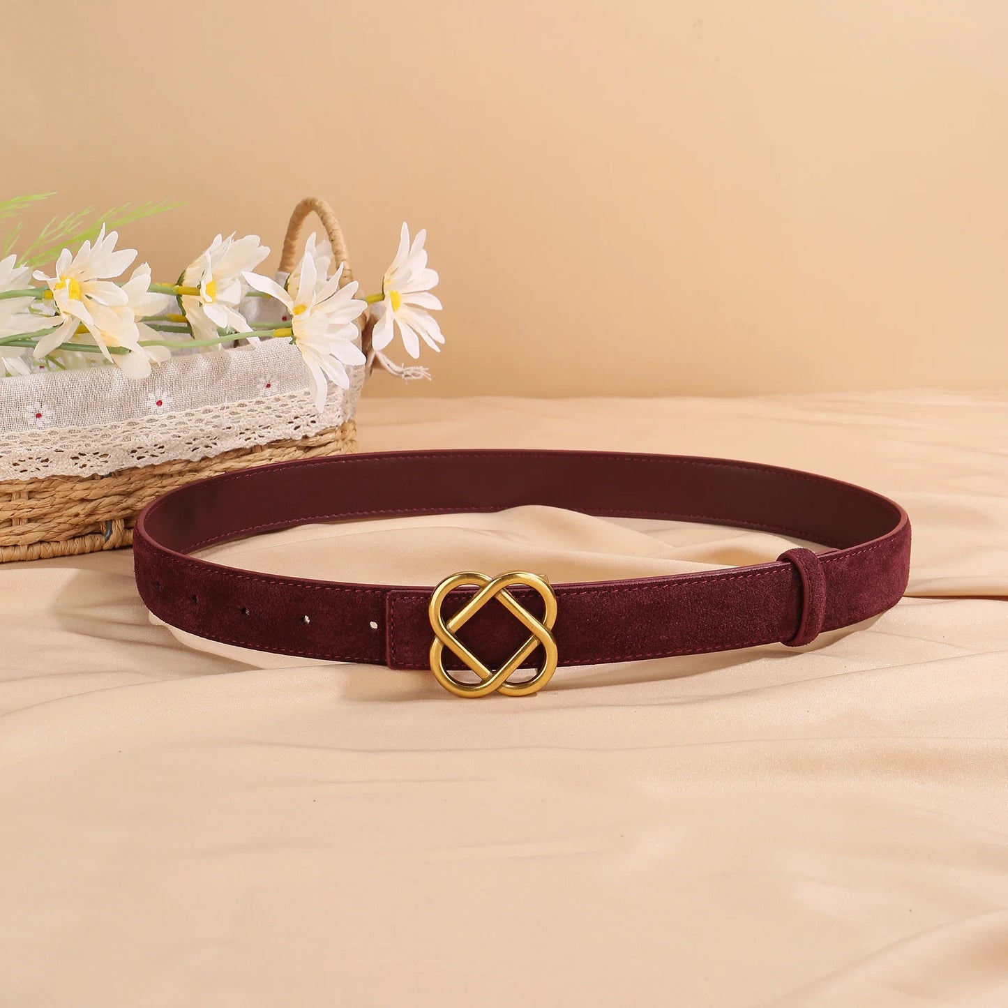 Everlyn Suede Loop Belt