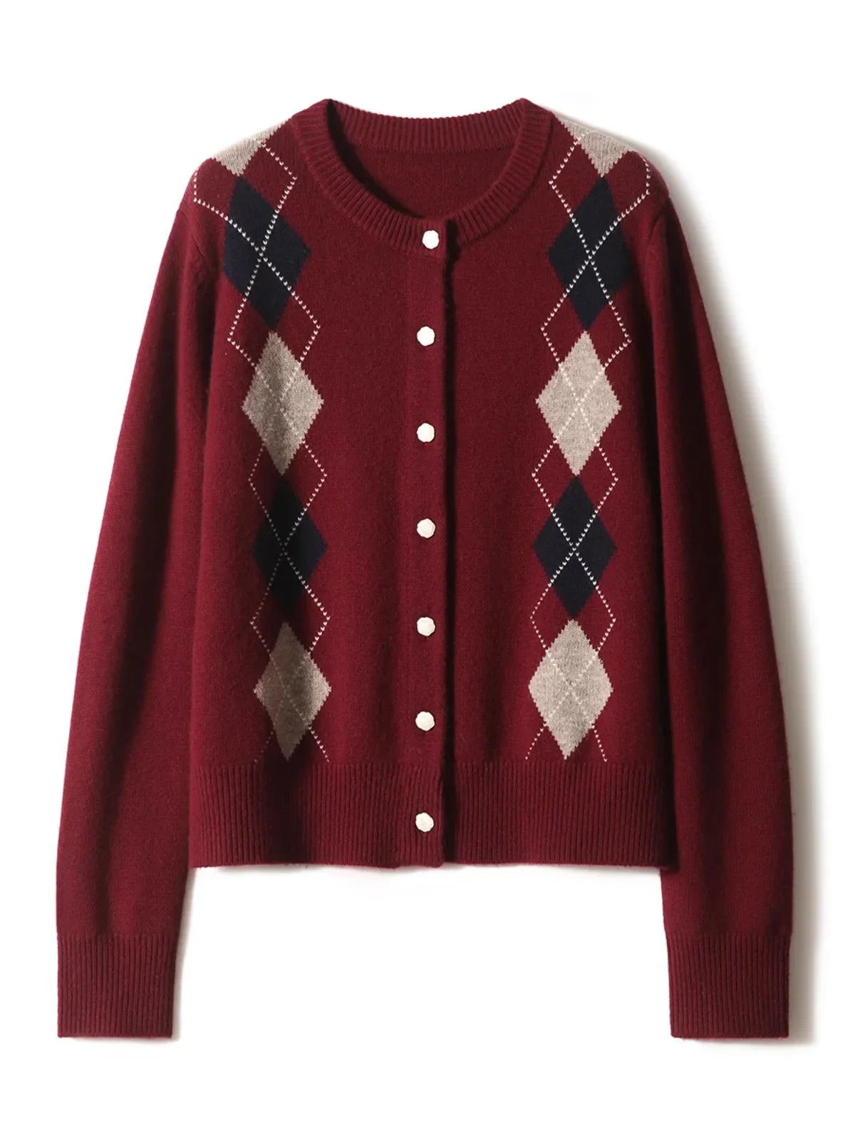 Elle Diamond Cashmere Cardigan