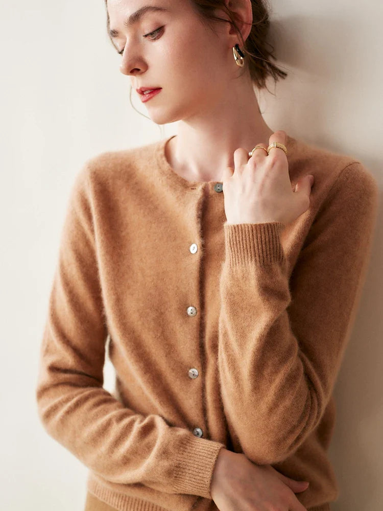 Ashford Cashmere Crew Cardigan
