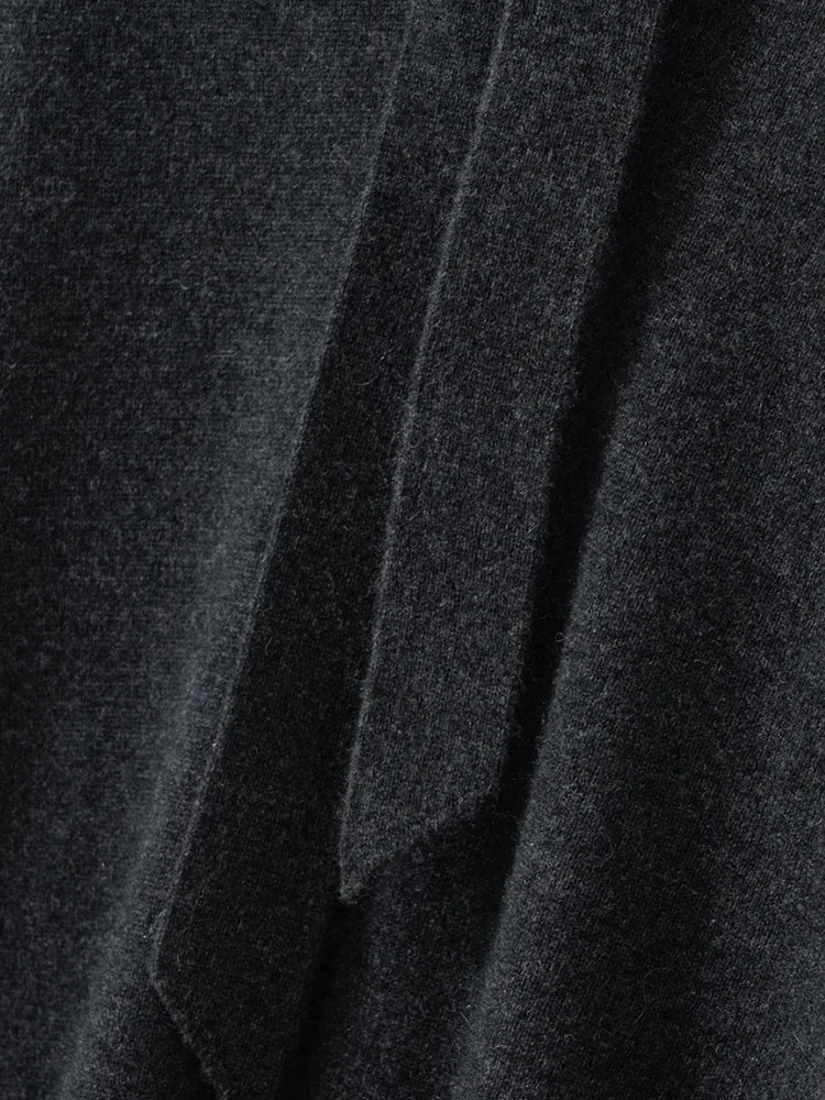 Selene Scarf-Collar Cashmere Pullover