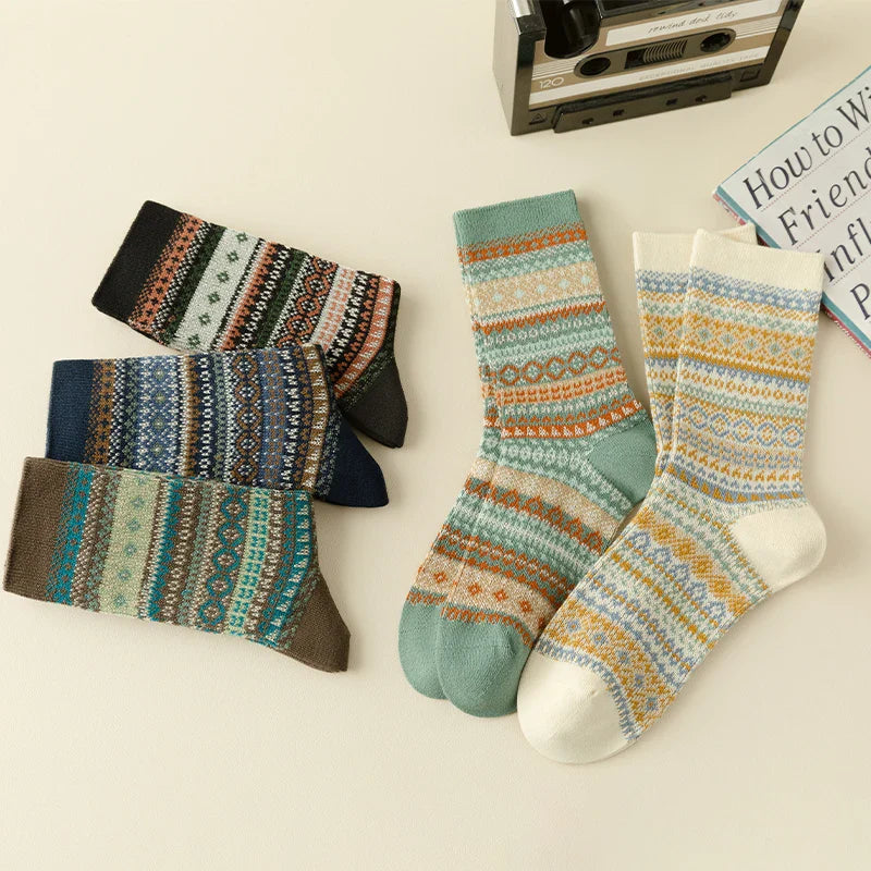 Nordic Haven Cotton Socks
