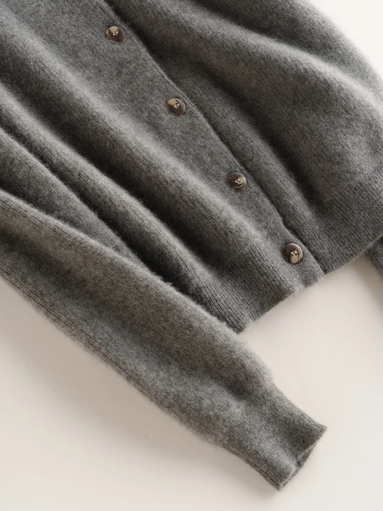 Florence Cashmere Button Cardigan