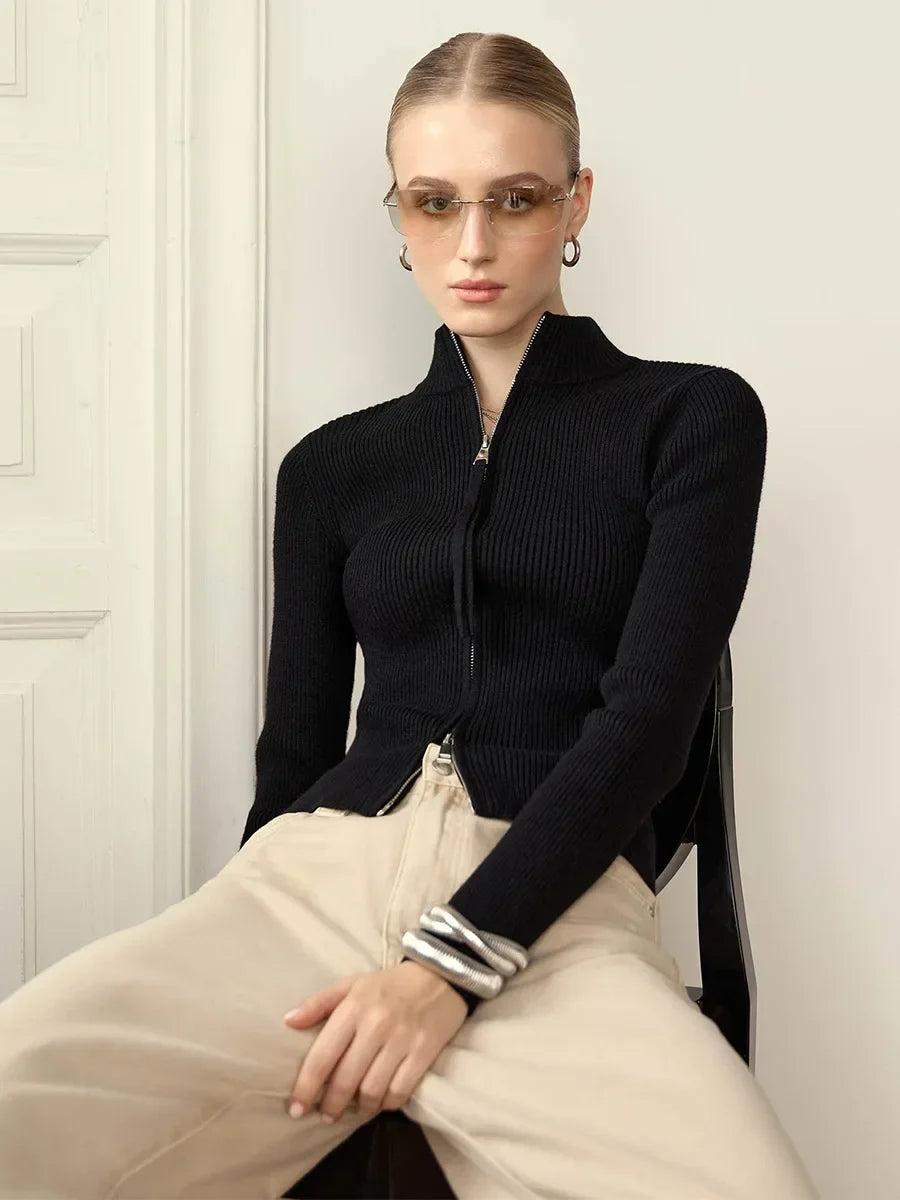 Hässleholm Cotton Double-Zip Knit