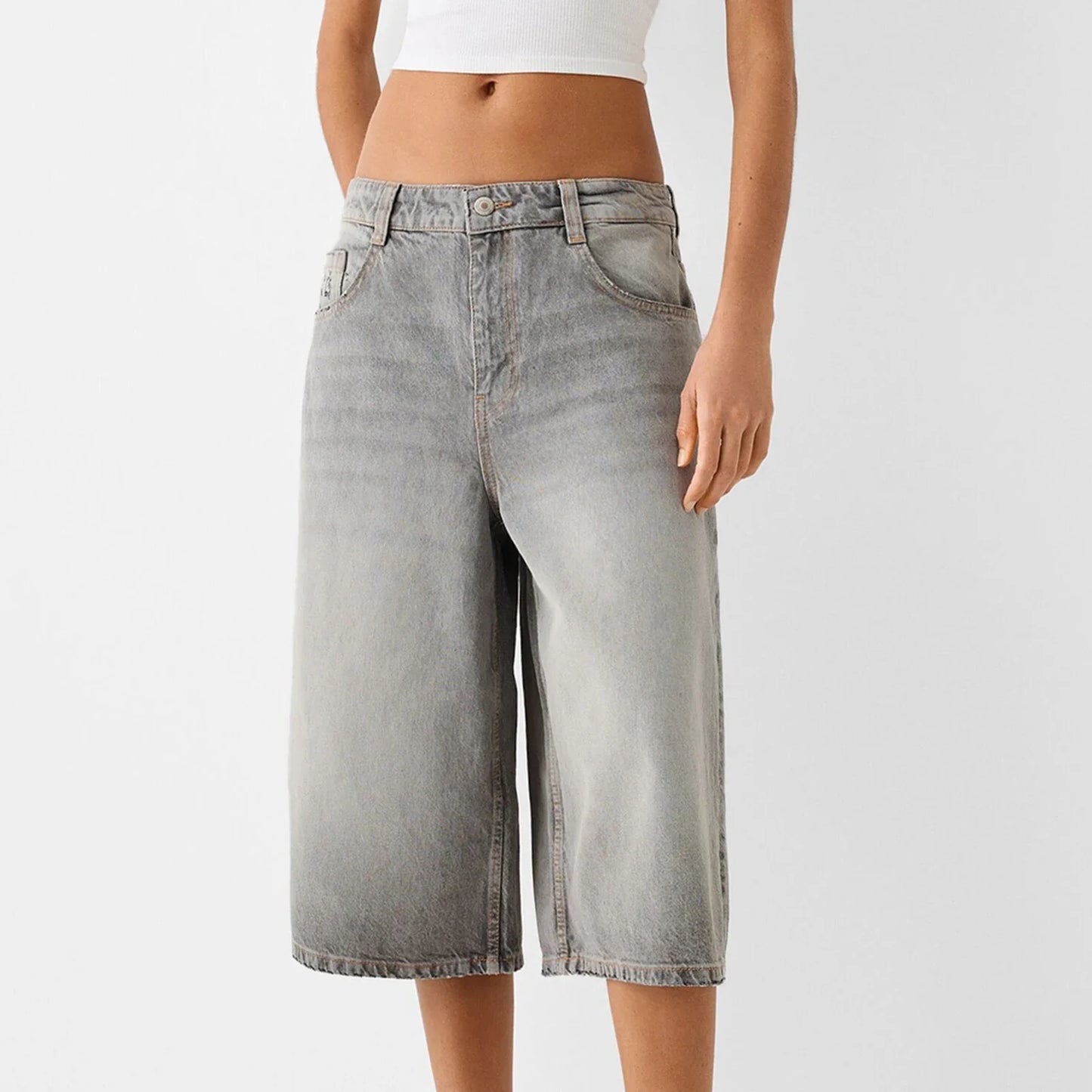 Devon Denim Bermuda shorts