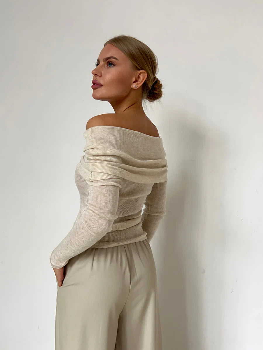 Orvieto Off-Shoulder Knit Top
