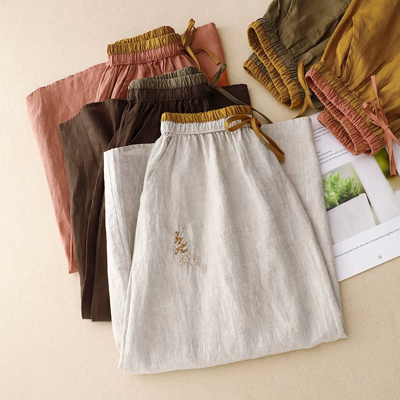 Everly 100% Linen Skirt