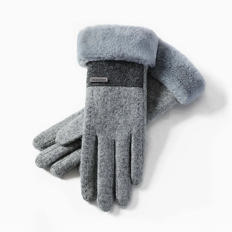 Plush Suede Touch Gloves