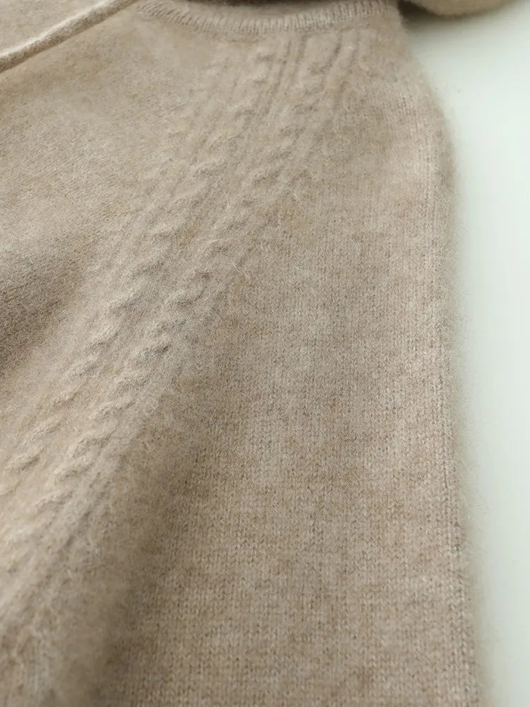 Glädje Classic Cashmere Zipup Hoodie
